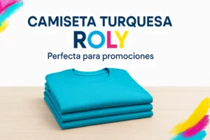 CAMISETA TURQUESA ROLY - Perfecta para promociones