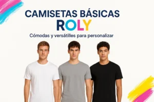 CAMISETAS BÁSICAS ROLY - Cómodas y versátiles para personalizar