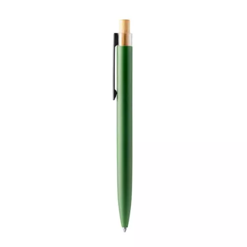 Bolígrafo TANSA alum reciclado Verde oscuro