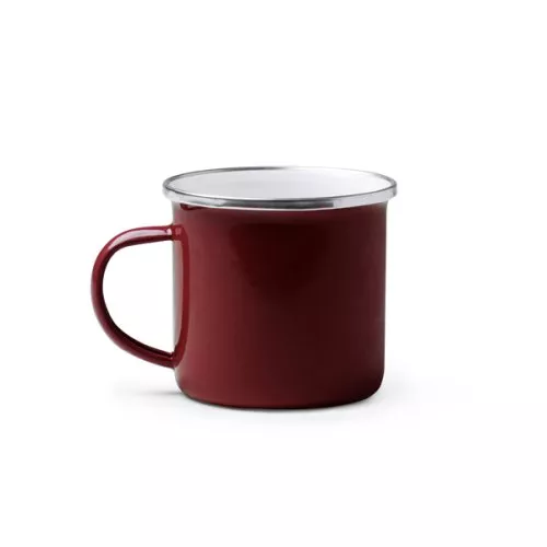Taza CARDIF metálica Rojo-60