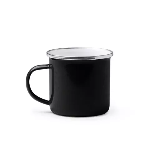 Taza CARDIF metálica Negro 02