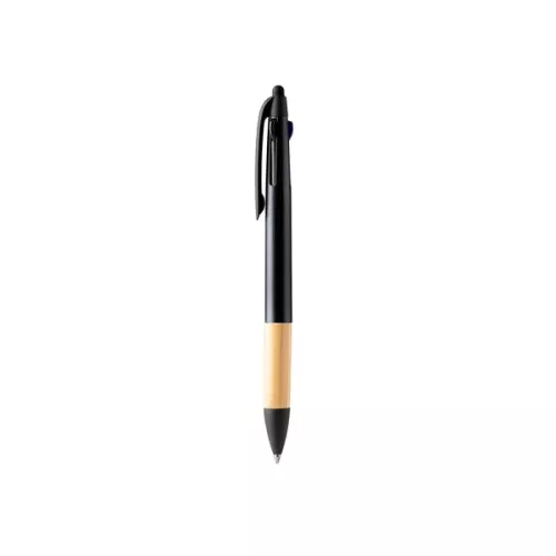 Bolígrafo NEBEL bambú 3 colores Negro 02