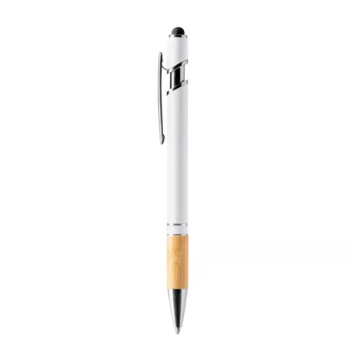 Bolígrafo DEKEL bambú Blanco-01