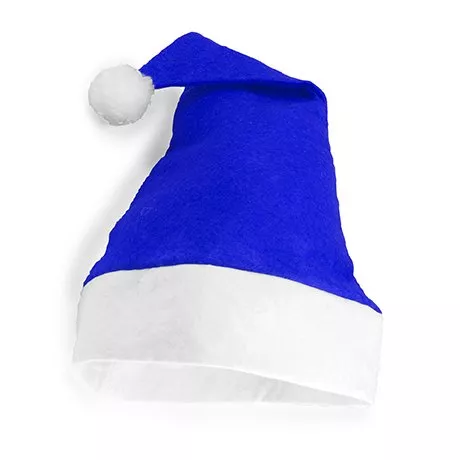 Gorro Navidad SANTA azul 