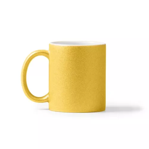 Taza FIONA Gliter Sublimación oro 260