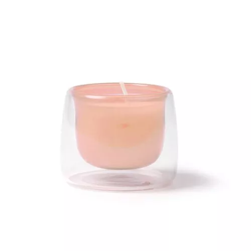 Vela FLORA Cristal rosa claro 48