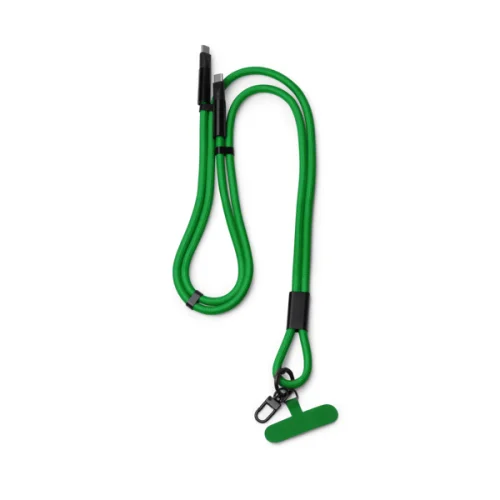 Landyard  DENKI verde helecho 226