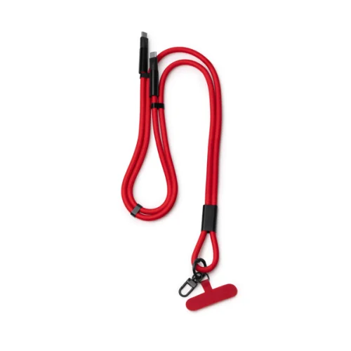 Landyard  DENKI rojo 60