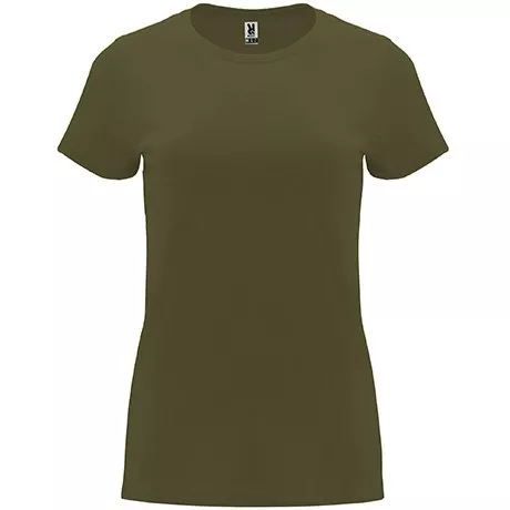 camiseta capri de mujer roly color verde militar 15