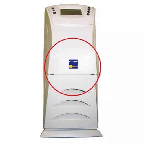 Adhesivos rectangulares con gota de resina