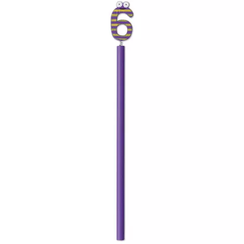 Lápiz con dígitos de números del 0 al 9. Venta en cajas de 50 unidades con 5 lápices de cada modelo.