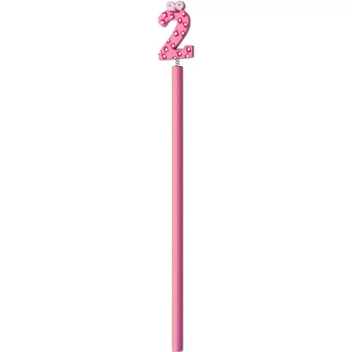 Lápiz con dígitos de números del 0 al 9. Venta en cajas de 50 unidades con 5 lápices de cada modelo.