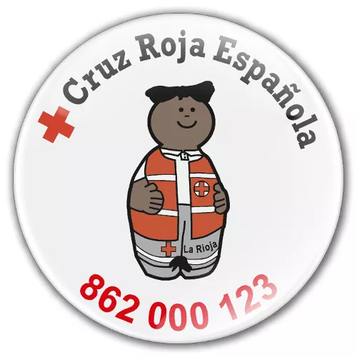 Chapas plástificadas todo color con iman