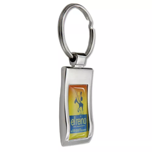 Llavero niquel pulido brillante,