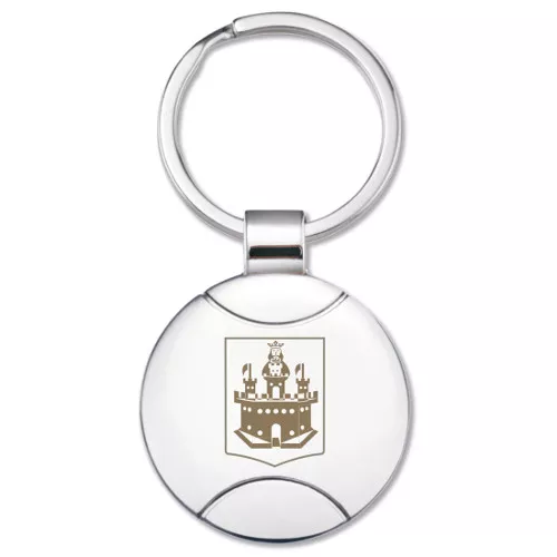 Llavero niquel pulido,