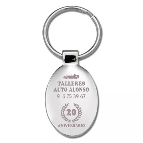 Llavero printer foto niquel pulido brillante printer 1 cara