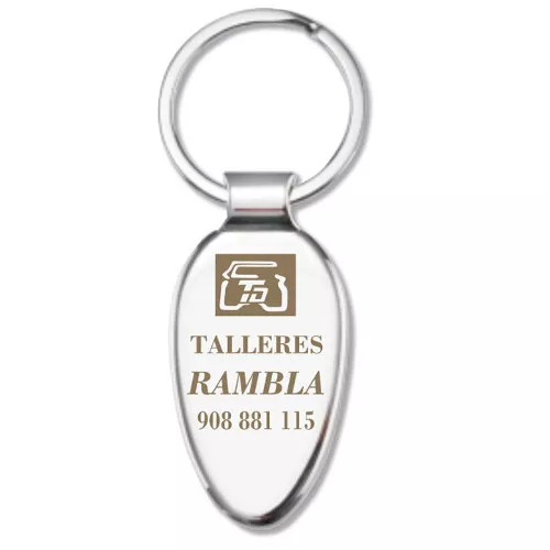 Llavero niquel pulido brillante