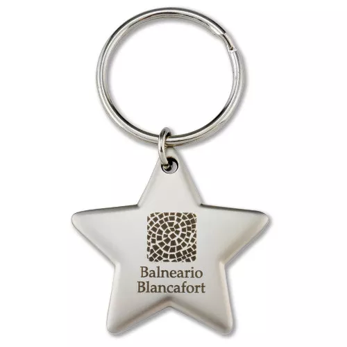 Llavero niquel pulido, mate