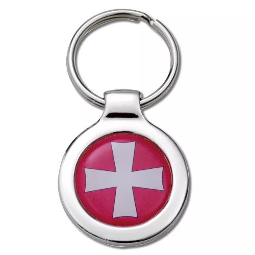 Llavero niquel pulido brillante,