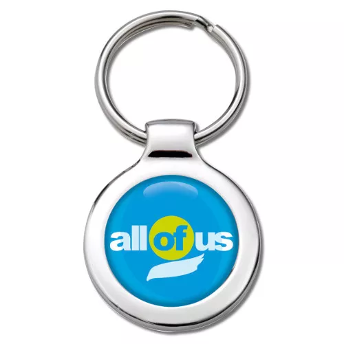 Llavero niquel pulido brillante,