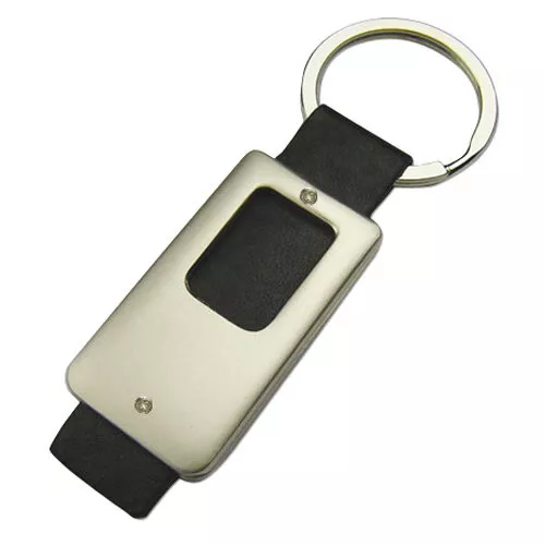 Llavero niquel pulido mate,