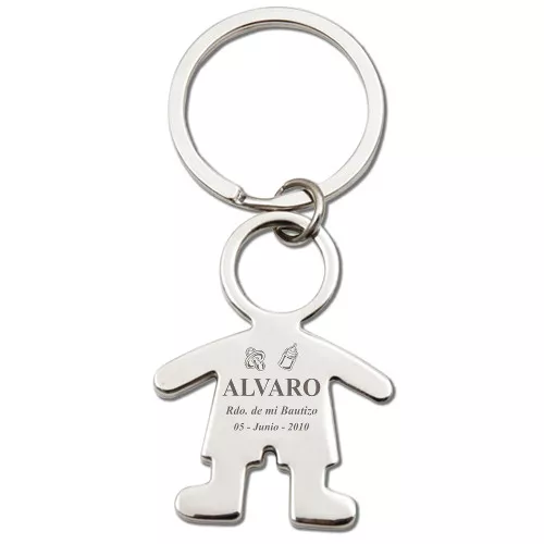 Llavero niquel pulido brillante