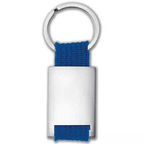 Llavero niquel pulido mate, nylon con adhesivo printer foto todo color