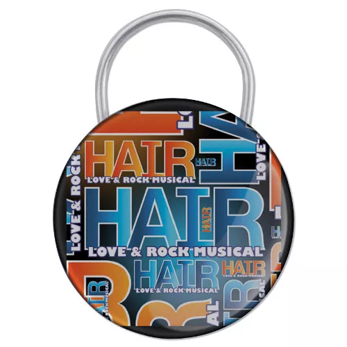 Llavero chapas plastificada todo color 2 caras