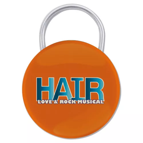 Llavero chapas plastificada todo color 2 caras