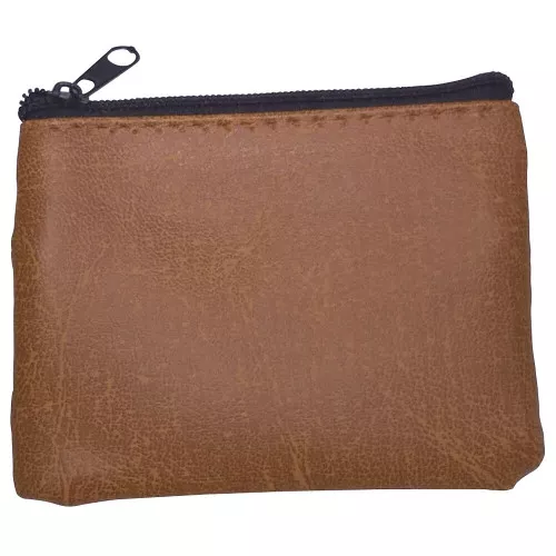 Monedero 2 cremalleras negras en simil piel de varios colores.