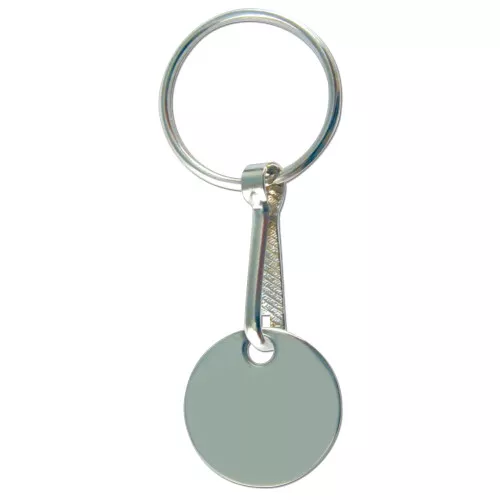 Llavero carro niquel adhesivo