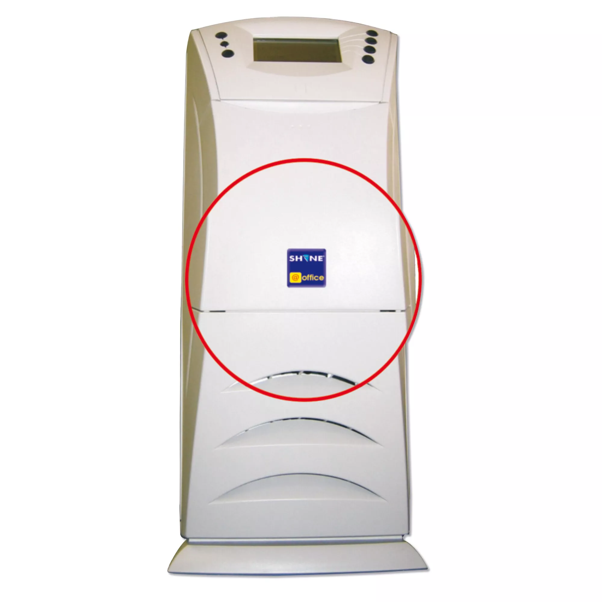 Adhesivos rectangulares con gota de resina