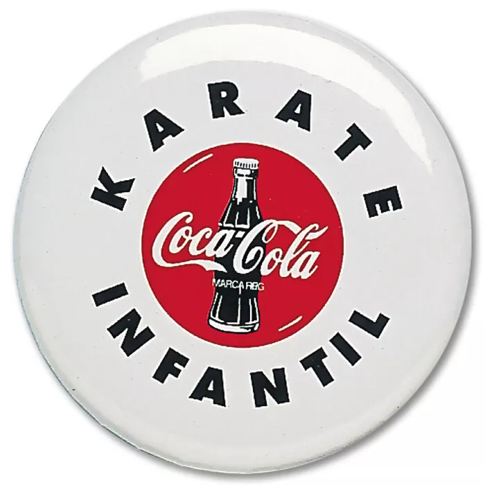 Chapas plástificadas todo color con imperdible