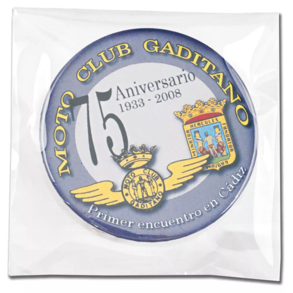 Chapas plástificadas todo color