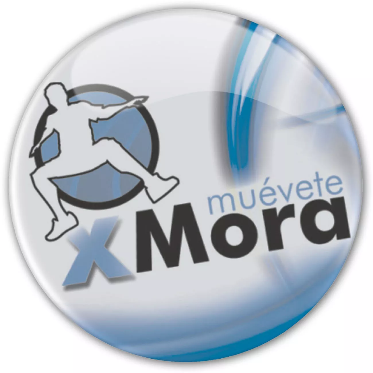 Chapas plástificadas todo color con patilla