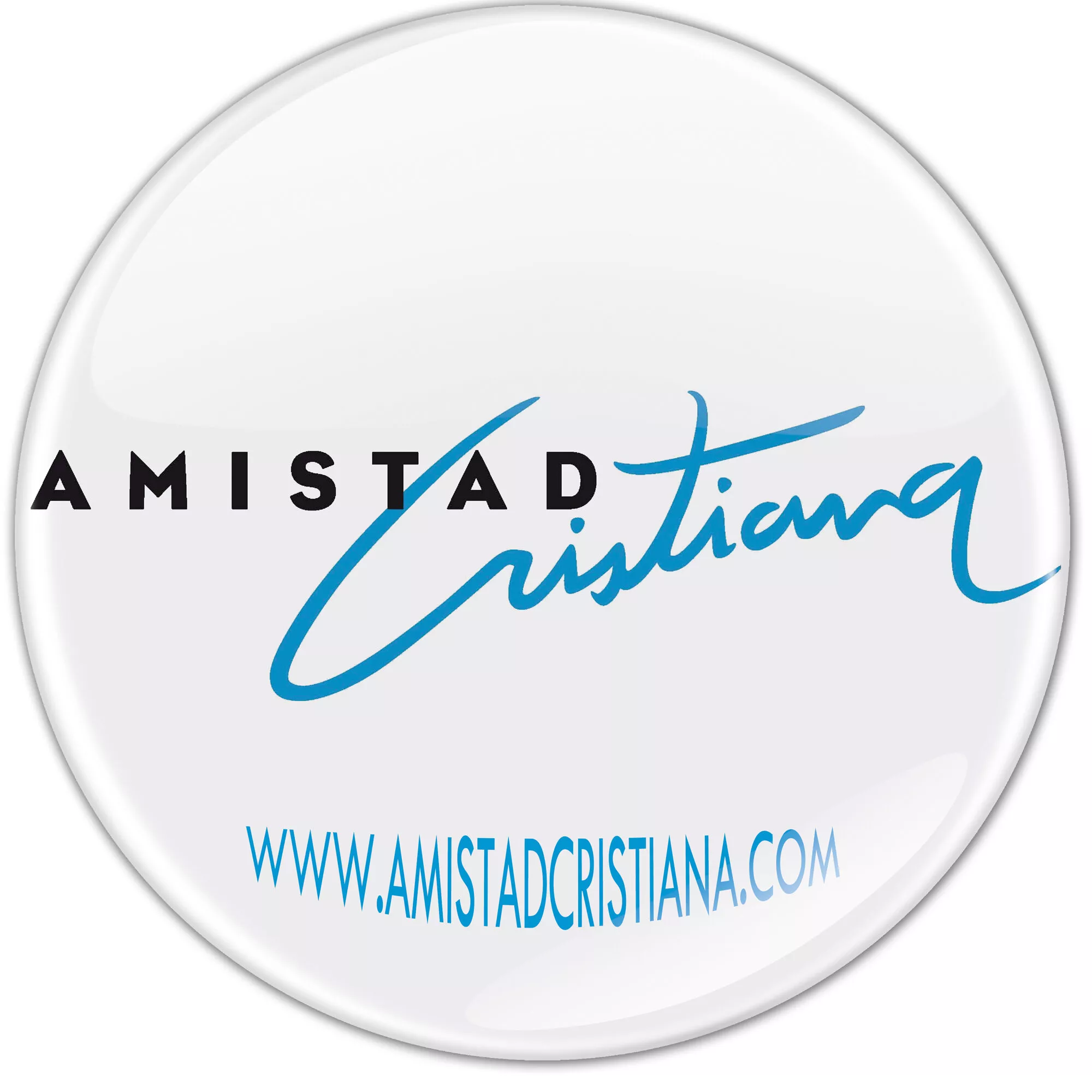 Chapas plástificadas todo color con patilla