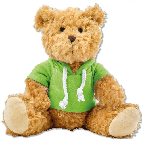 Oso de peluche con capucha