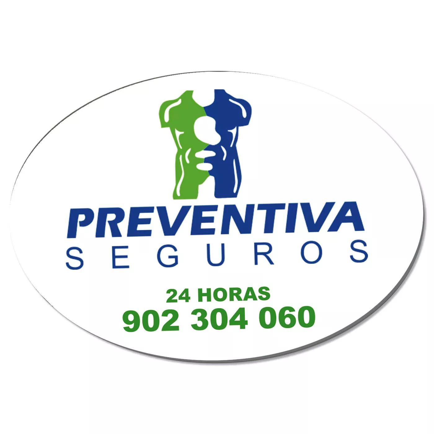 Iman flexible todo color  ovalado 0,5 mm grueso