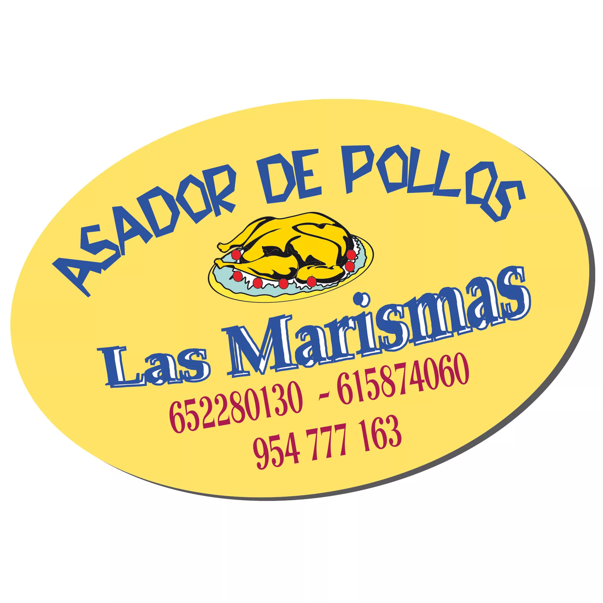 Iman flexible todo color  ovalado 0,5 mm grueso