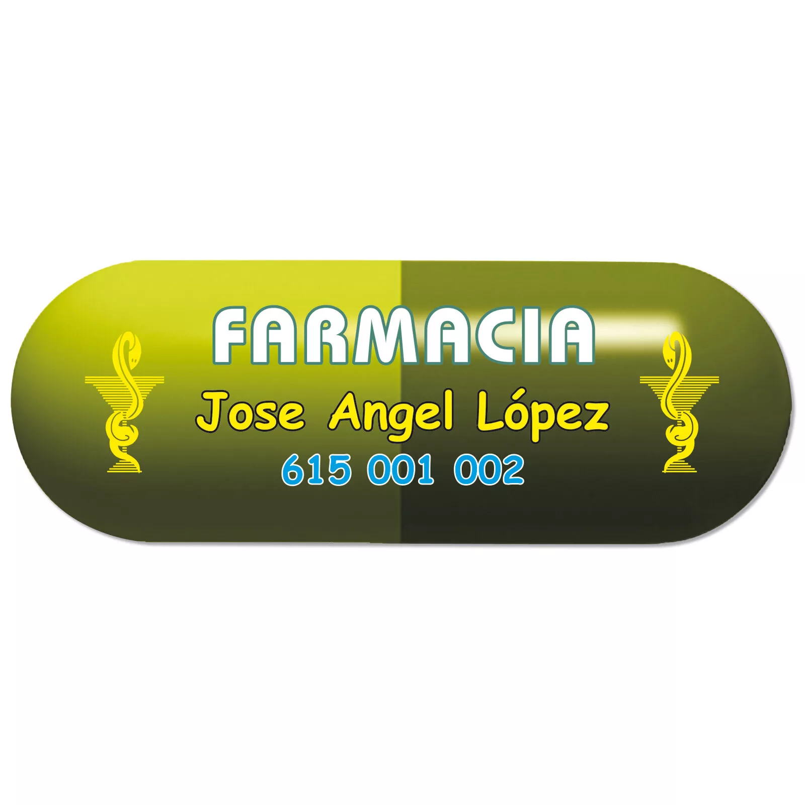 Iman flexible todo color  ovalado 0,5 mm grueso