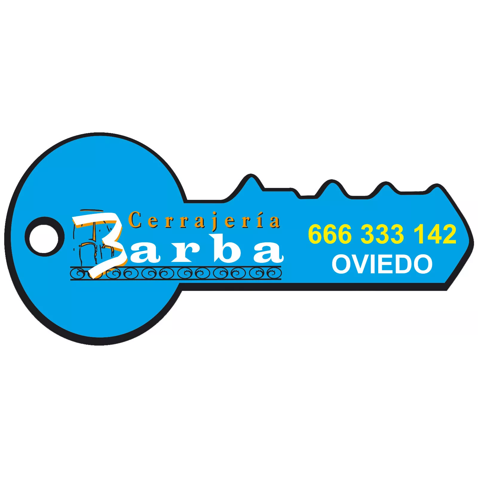 iman flexible todo color figura llave 0,5 mm grueso