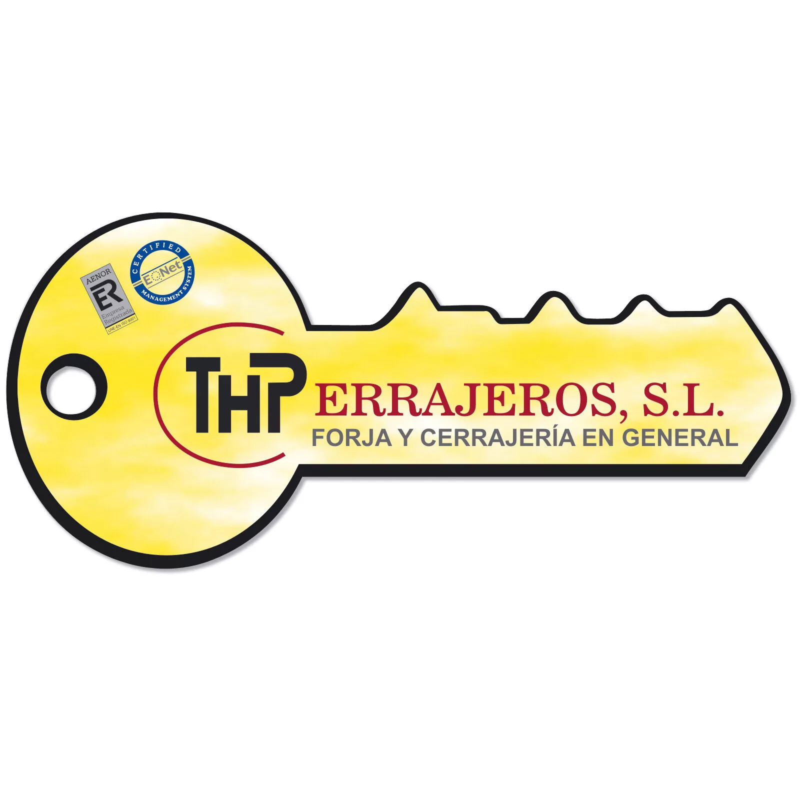 iman flexible todo color figura llave 0,5 mm grueso