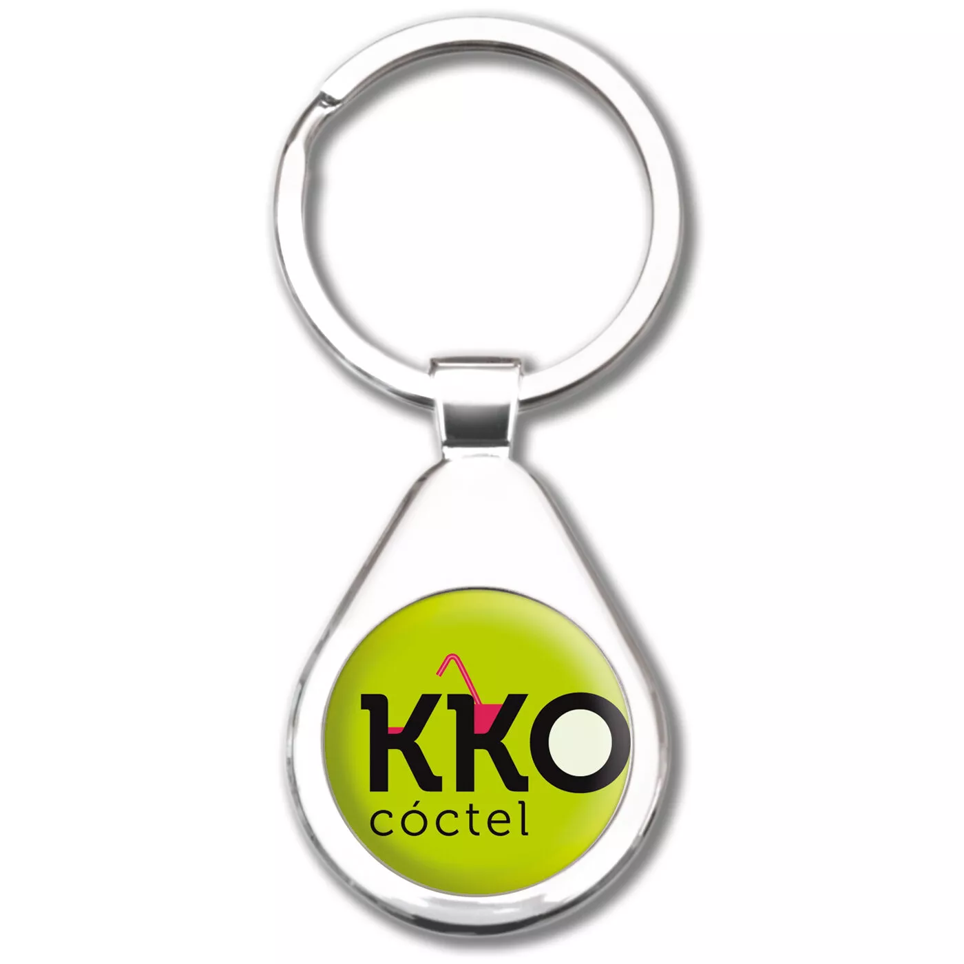 Llavero printer foto niquel pulido brillante printer 1 cara