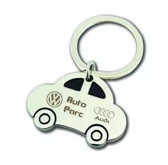 Llavero coche niquel