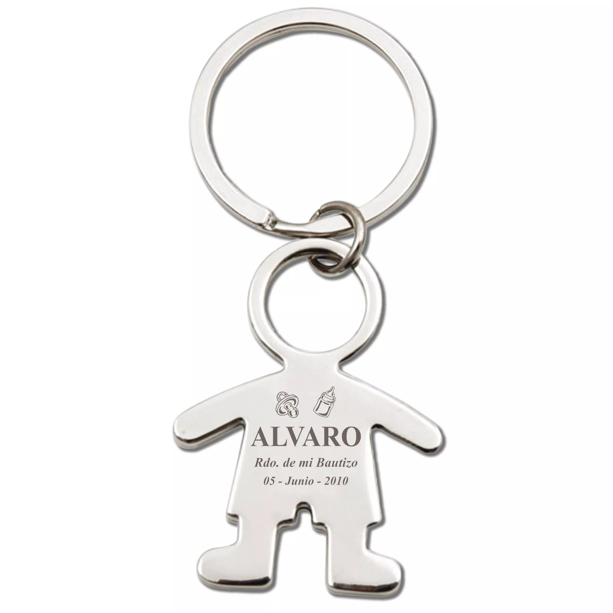 Llavero niquel pulido brillante