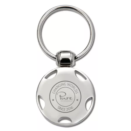 Llavero niquel pulido 1cara