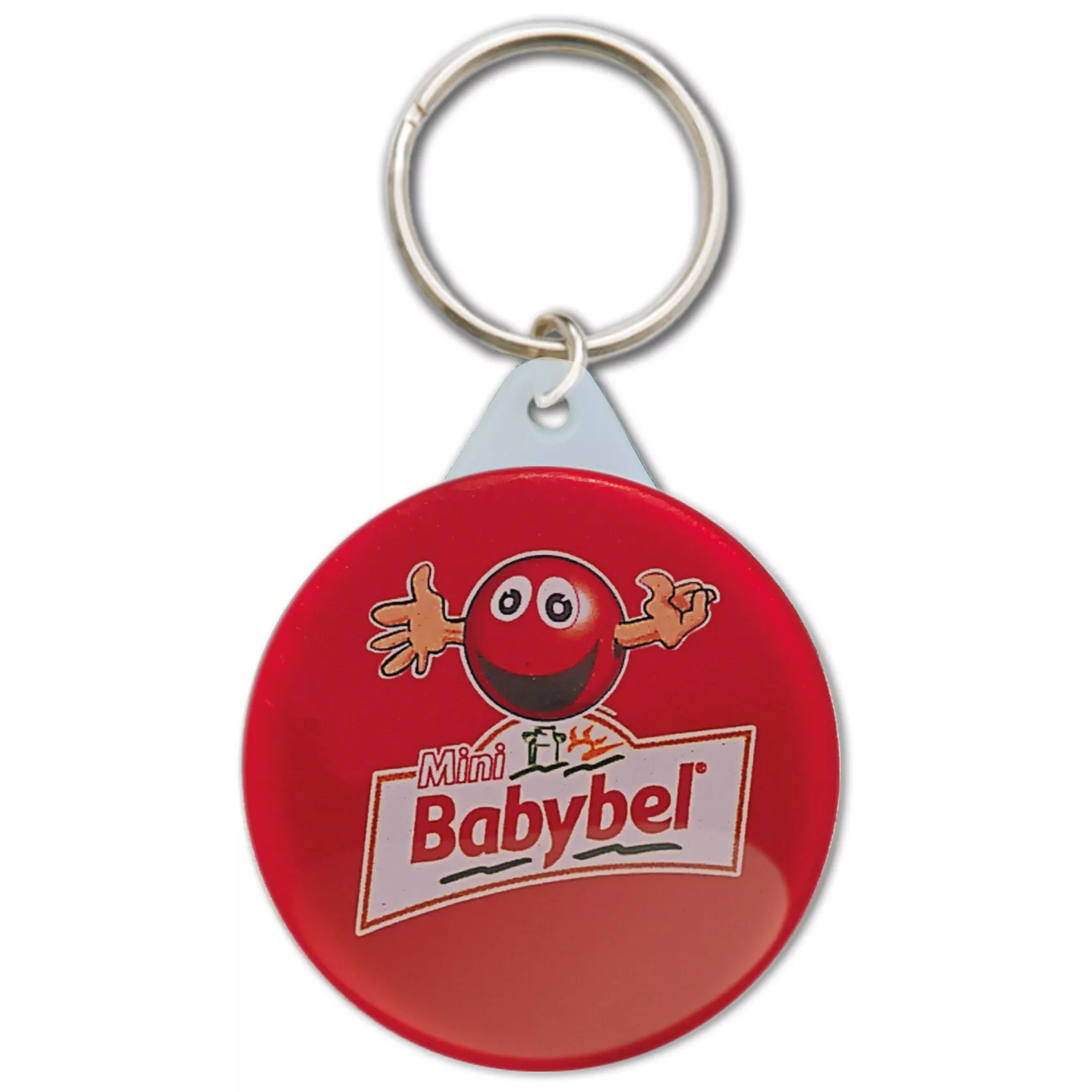 Llavero chapa plastificada todo color 1 cara