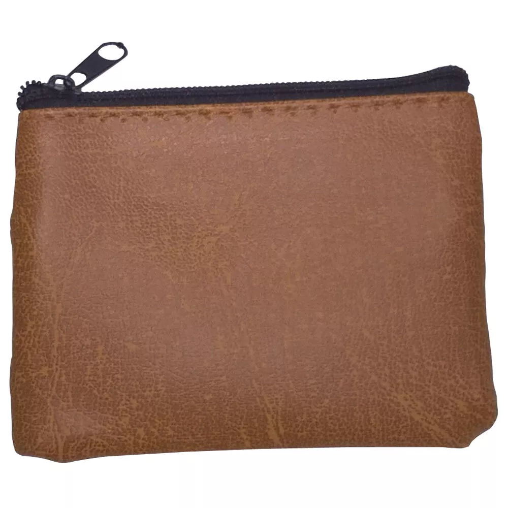 Monedero 2 cremalleras negras en simil piel de varios colores.