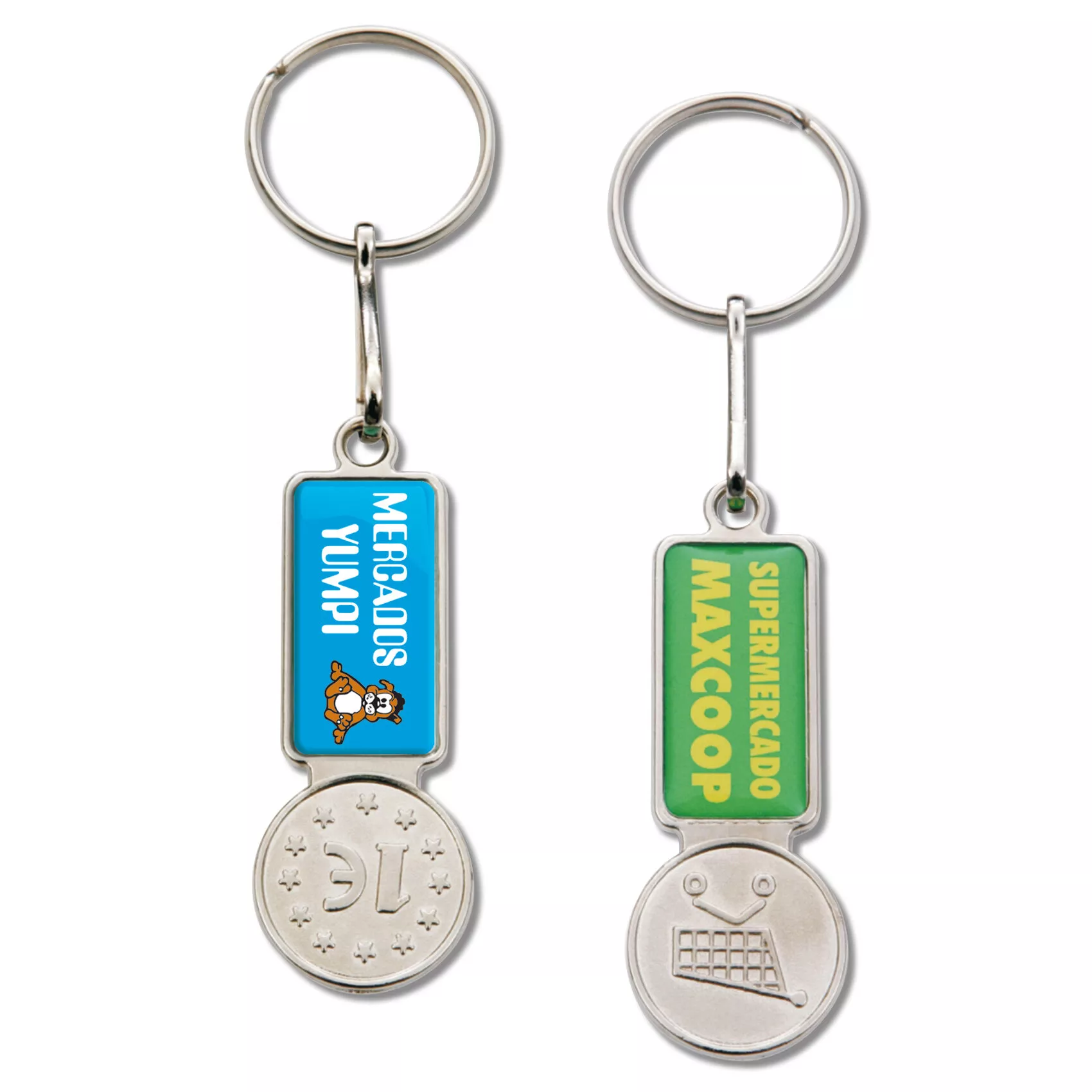 Llavero carro niquel 