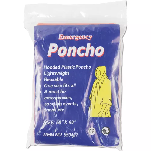 Poncho transparente